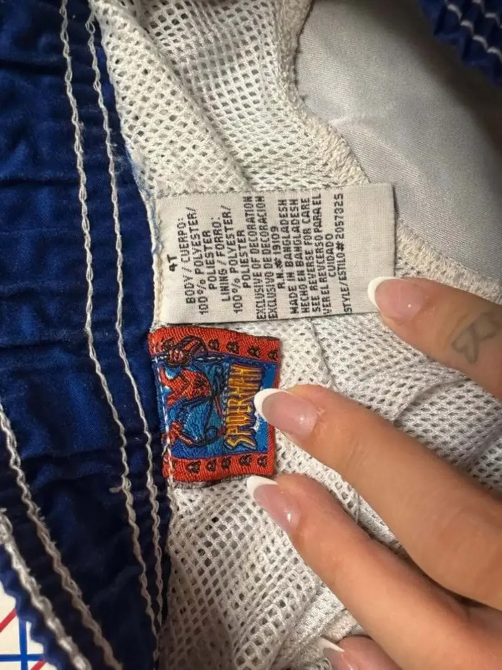 Vintage 2005 Spider-Man 4T swim trunks